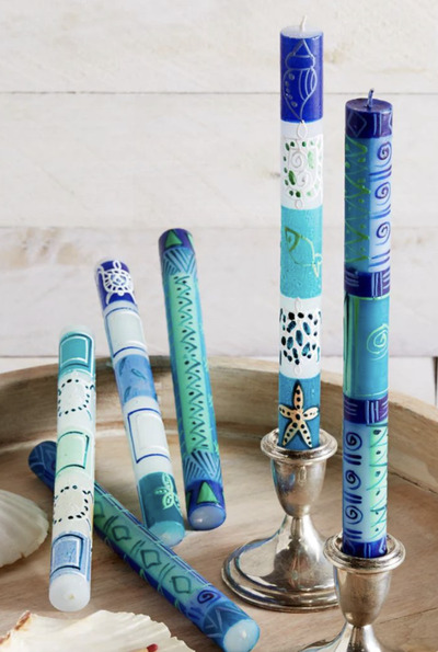 beach-seashells-ocean-waves-hand-painted-candles-diy