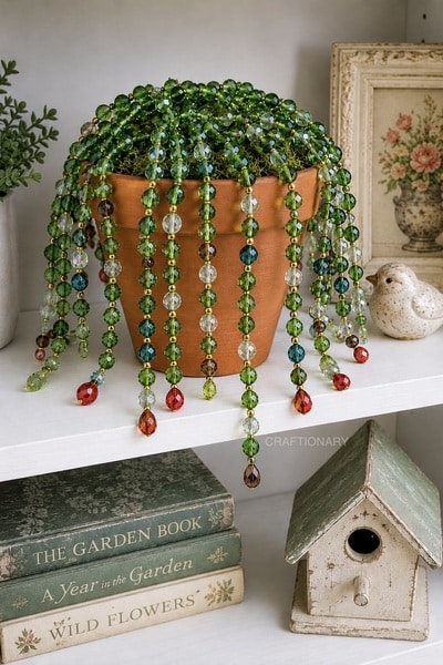 bead-plant-glass-gems-beaded-craft-in-a-pot-pearl-strings