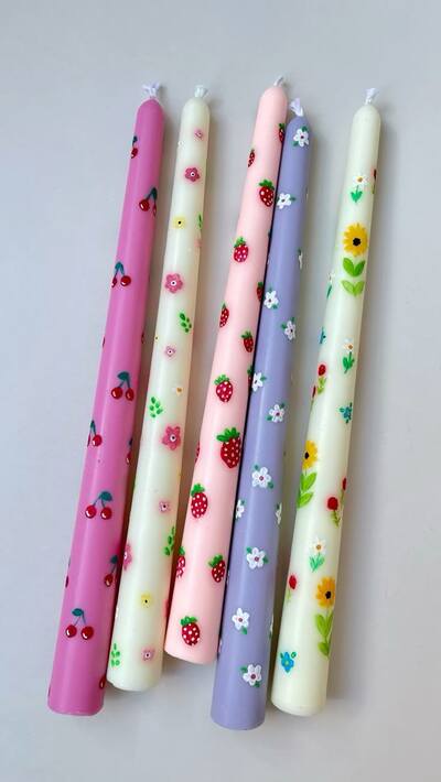 diy-cute-charming-hand-painted-candles