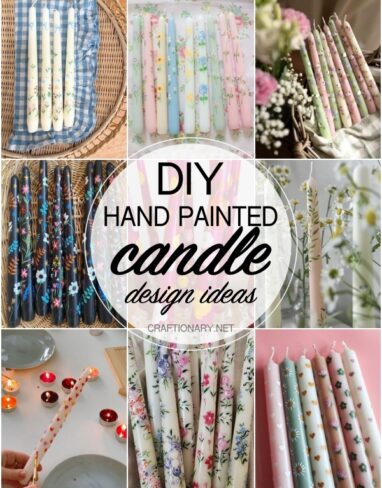 DIY Hand Painted Candles: Design Ideas to Decorate Candles
