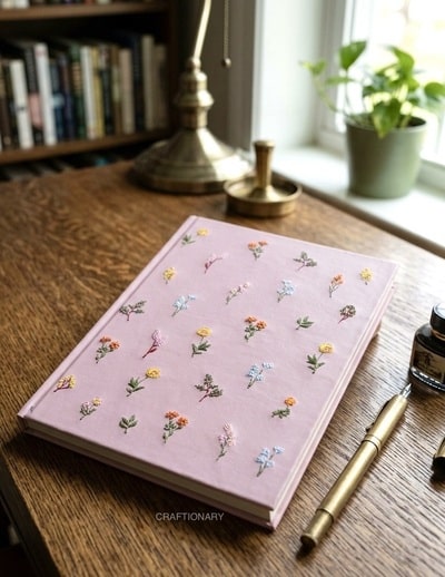 embroidered-bookcover-diy-hand-embroidery
