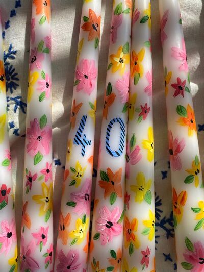 floral-birthday-hand-painted-candles-diy