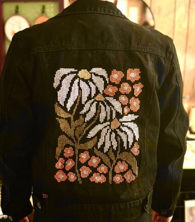 hand-embroidered-jacket-idea-Cross-Stitch-Patch