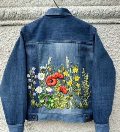 hand-embroidered-jacket-idea-ribbon-florals