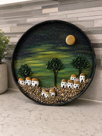 pebble-landscape-night-sky-art-on-tray