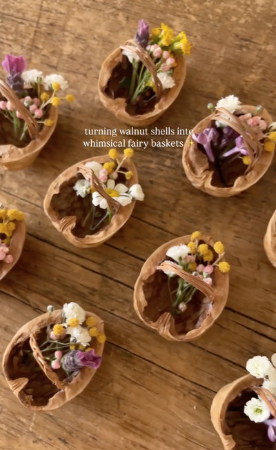 miniature-baskets-walnut-shell-craft-idea