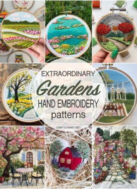 30 Most Popular Floral Hand Embroidered Garden Ideas