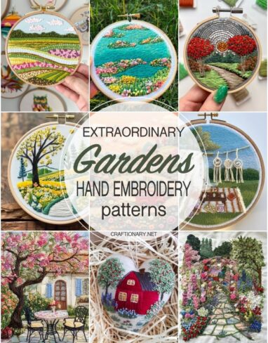 30 Most Popular Floral Hand Embroidered Garden Ideas