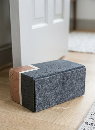 painted-brick-doorstopper-diy