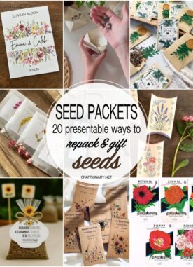 DIY Seed Packet Ideas: 20 Presentable Ways to Repack and Gift