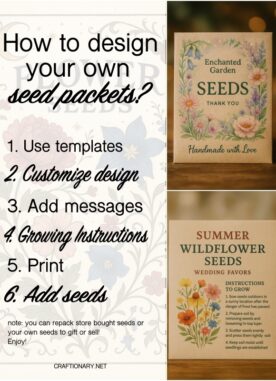 How to Make Seed Packets with Canva FREE Printables?