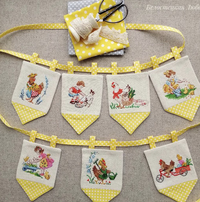 Cross-Stitch-Garlands