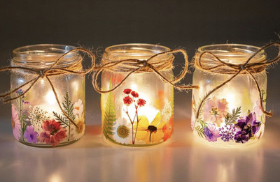 Pressed-Flower-Lanterns