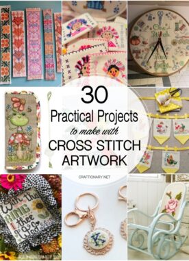 30 Practical Craft Uses for Cross Stitch Artwork