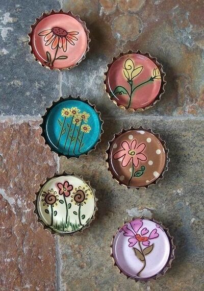 Bottle-Cap-Painting