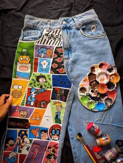 Comic-Book-Art-Jeans