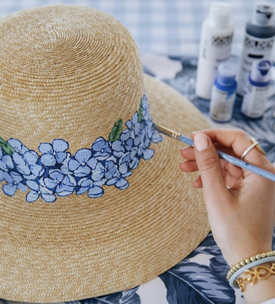 Hand-Painted-Summer-Hat