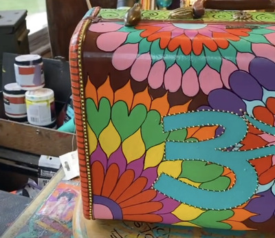 Hand-Painted-Vintage-Suitcases