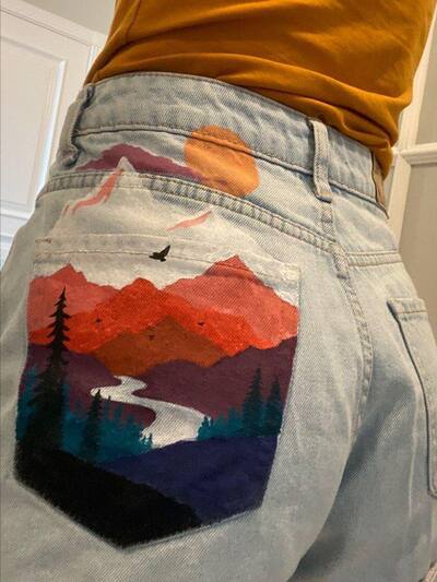 Painted-Jeans-Pocket