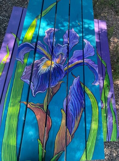 Vibrant-Picnic-Table