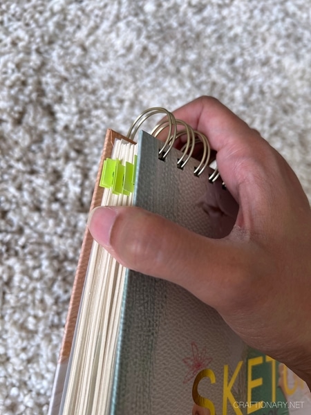 tabs-for-types-of-artwork-scrapbooking-artist-block