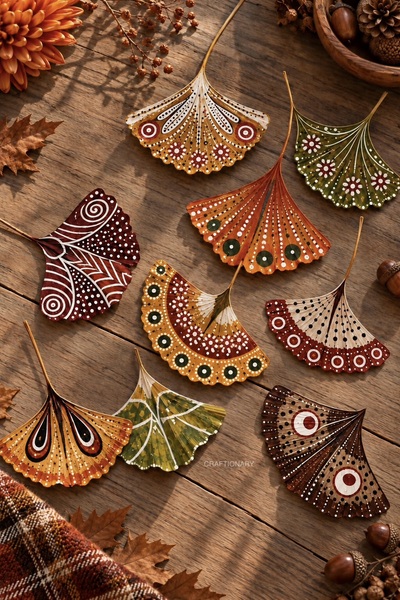 hand-painted-gingko-leaves