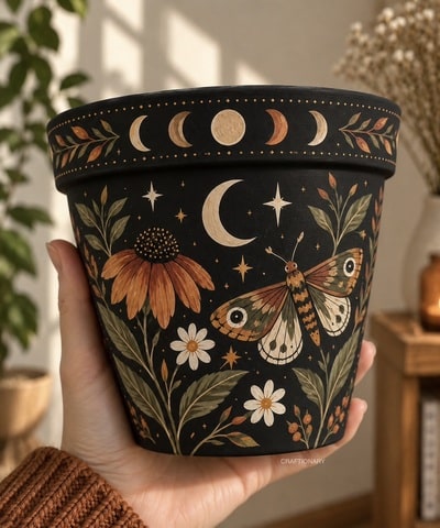 hand-painted-whimsical-fall-flower-pot