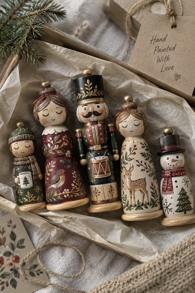 hand-pianted-nutcracker-wooden-family