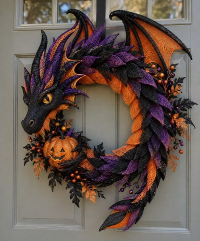 mesh-fabric-dragon-fall-wreath