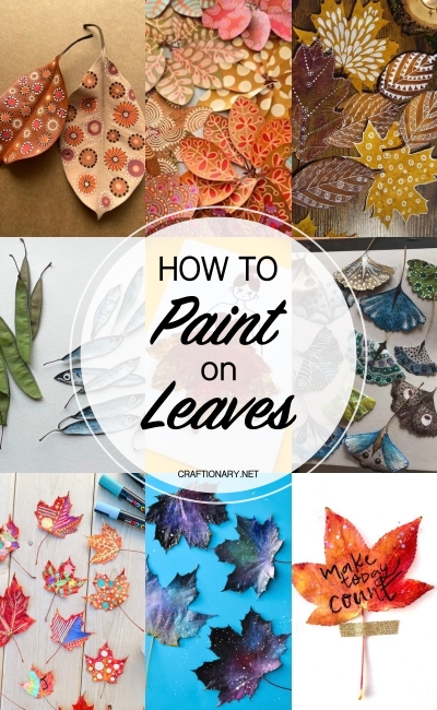 how-to-paint-on-leaves-crafts-art-ideas