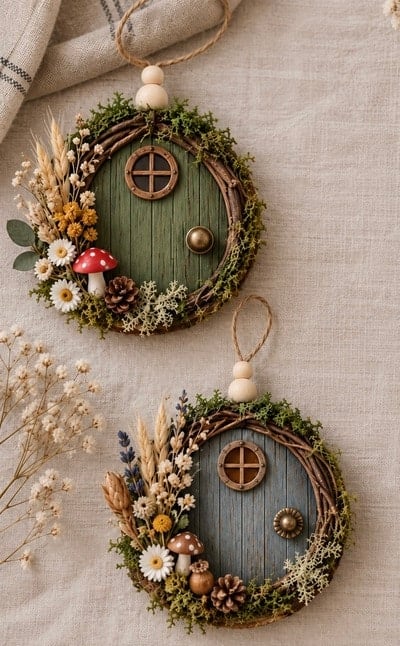 wood-slice-hobbit-house-door-fantasy-ornaments