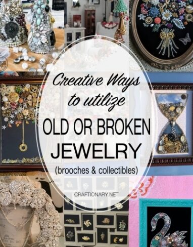 25 Crafty Jewelry Art Ideas using Broken or Old Family Items