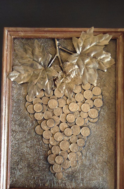 Penny-Grape-Cluster-Art