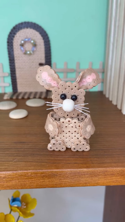 3d-bead-infused-animal-crafts-diy-spring-easter-bunny