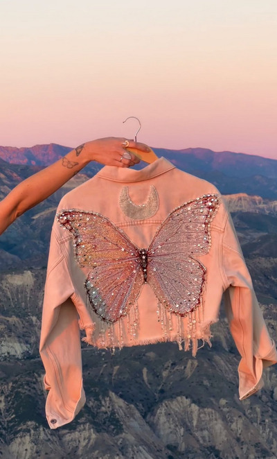 rhinestone-art-denim-jacket