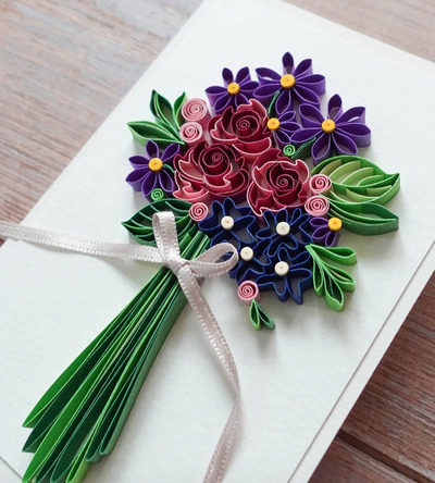 paper-quilling-bouquet-of-flowers