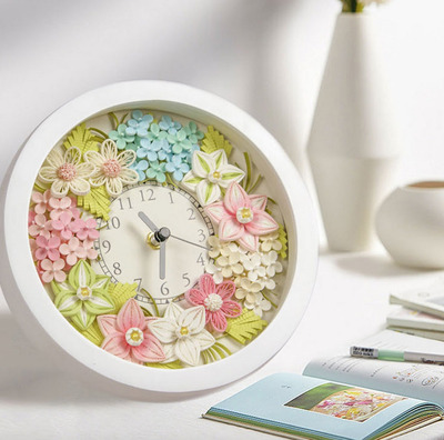 paper-quilling-wall-clock-dial