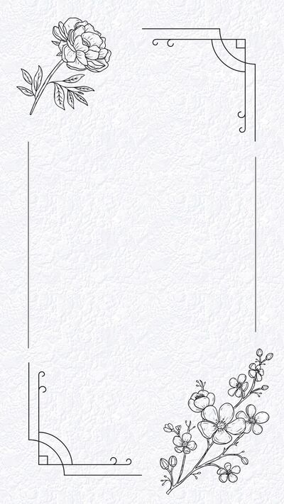 line-art-page-border-floral-page-corners-edging