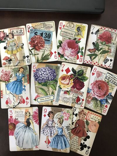 altered-collage-playing-cards-retro-fashion