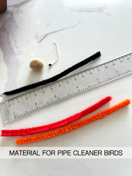 material-for-pipe-cleaner-birds-animal-crafts
