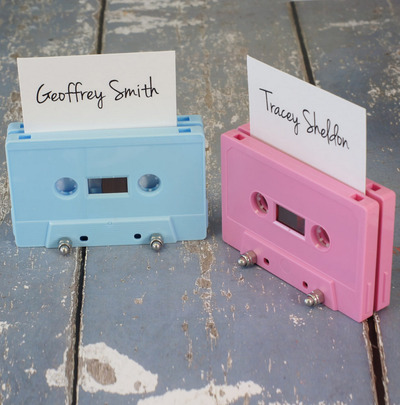 old-cassette-tape-place-holder-card-holder