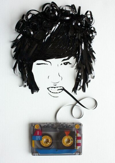old-cassette-tape-portrait-art