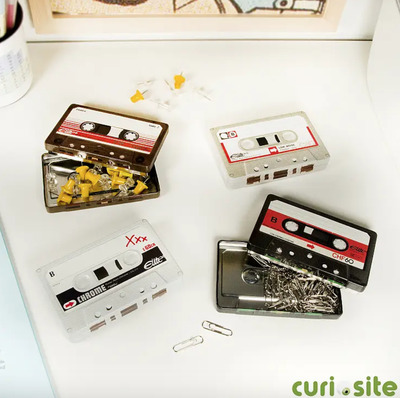 old-cassette-tape-small-supplies-organizer