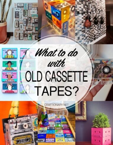 What to do with Old Cassettes? 30 Cassette Tape Creative Reuses