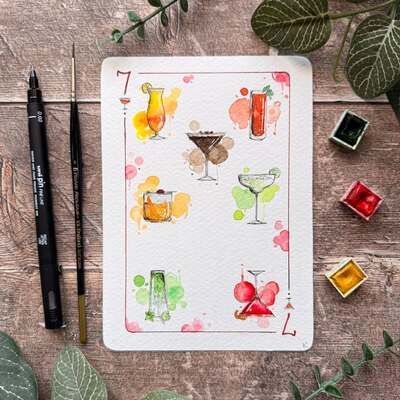 painted-playing-cards-art-cocktail-drinks