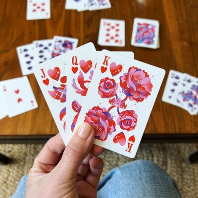 painted-playing-cards-art-hand-painting-flowers