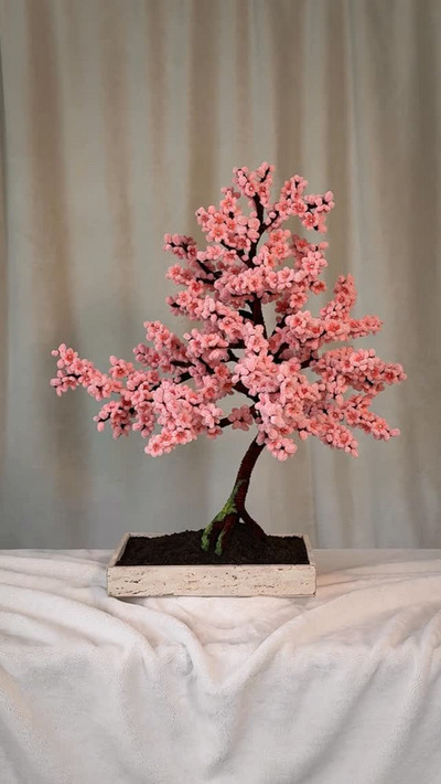 pipe-cleaners-cherry-blossoms-tree