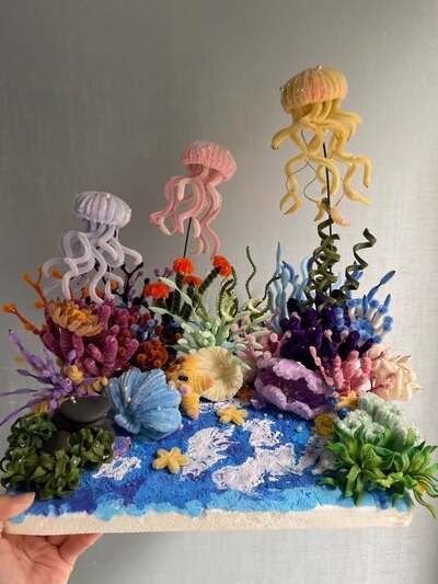 pipe-cleaners-coral-reef-diorama