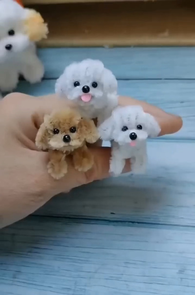 pipe-cleaners-puppy-finger-puppets