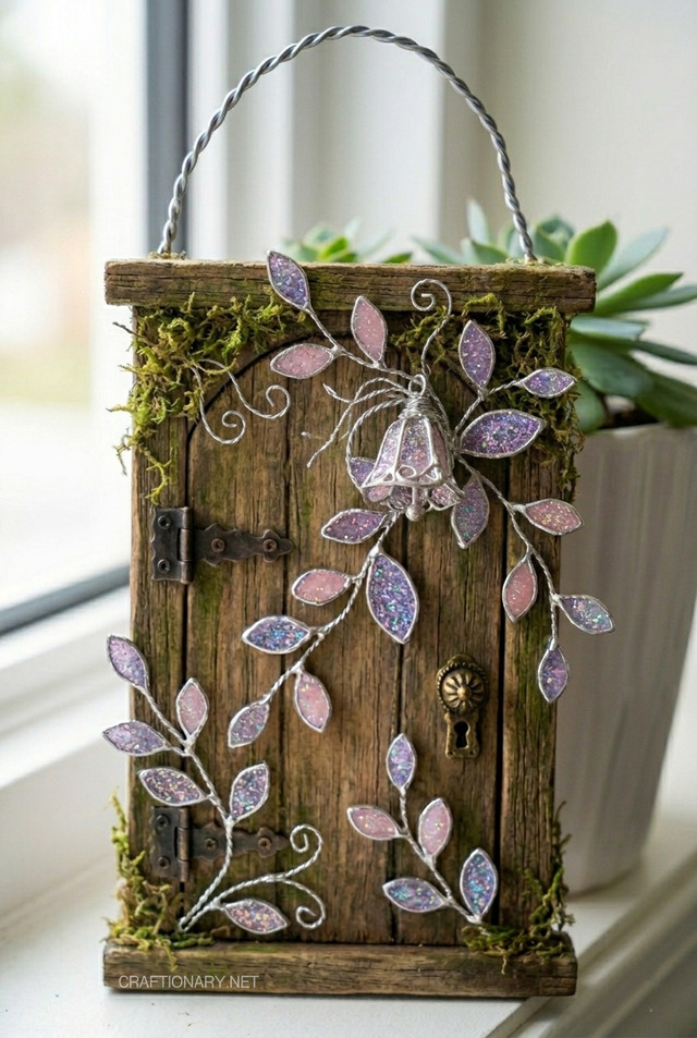 learn-how-to-make-nail-polish-flower-craft-fairy-door-vine